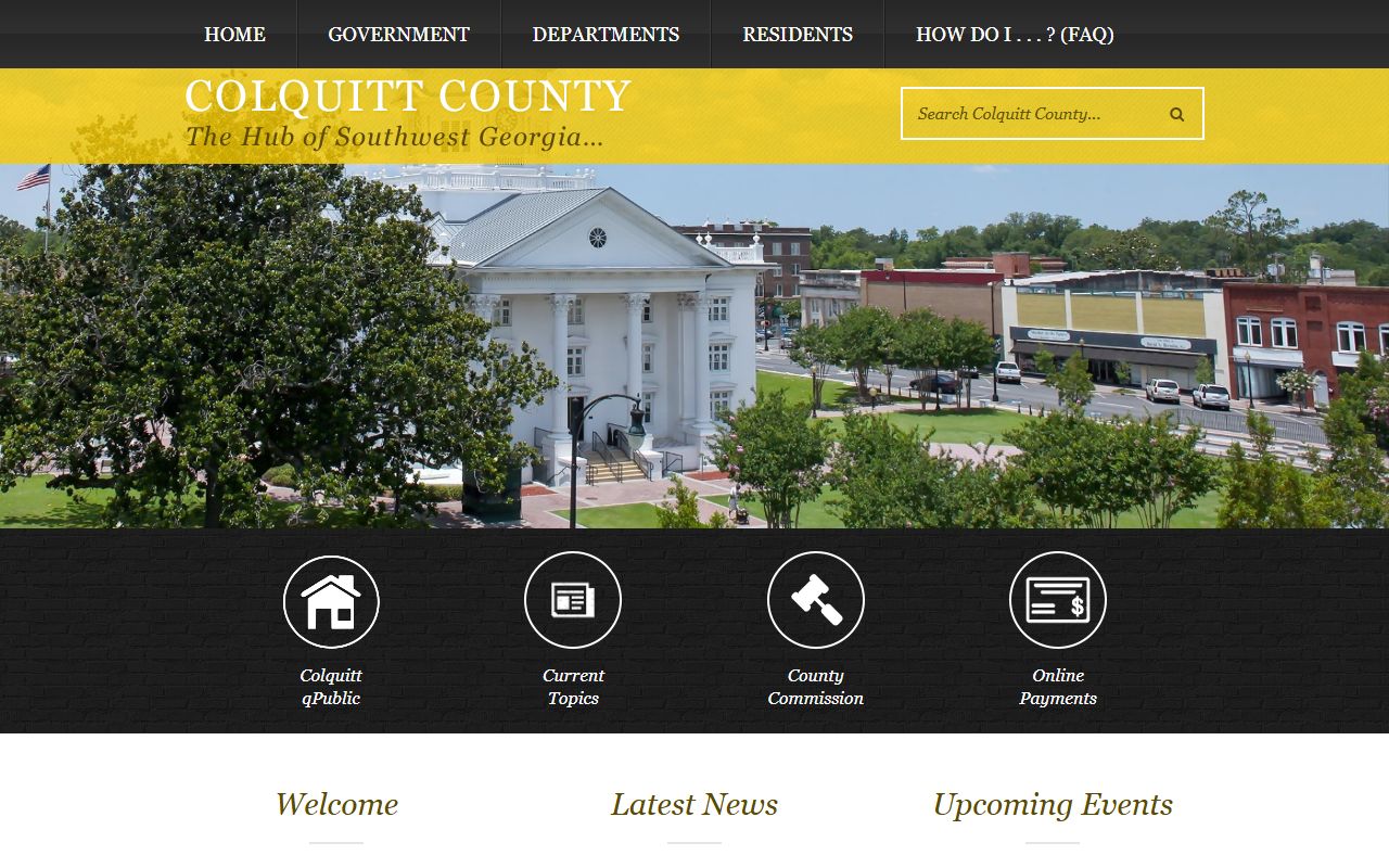 Colquitt County court records official county government website